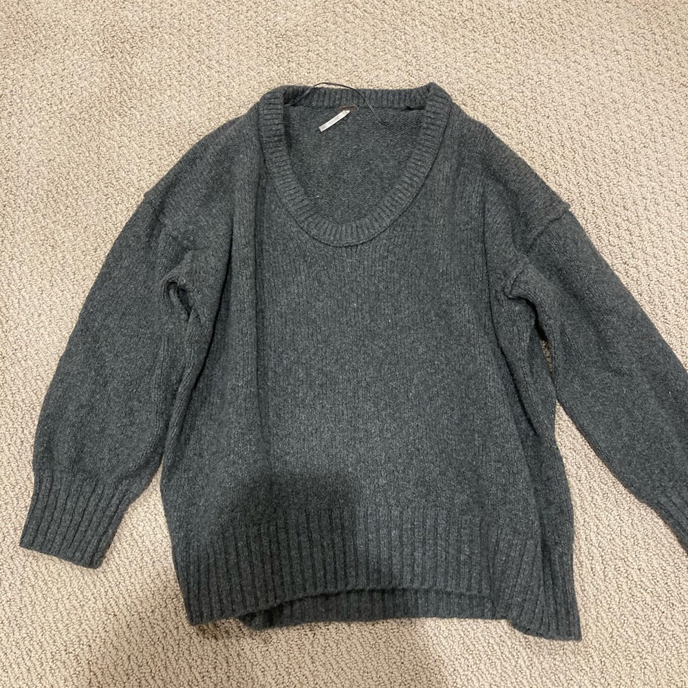 Free People Brookside Tunic Sweater scoop neck